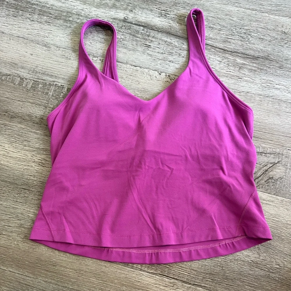 Lululemon Vivid Plum Align Tank Size 10